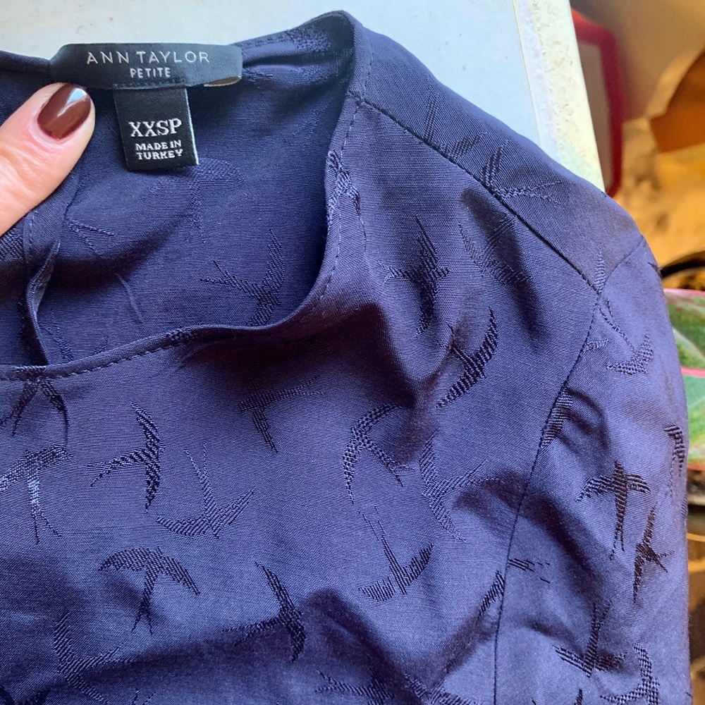 Bird Patterned Blouse - image 3